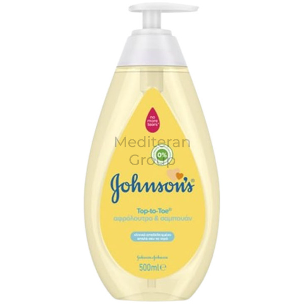 Johnson’s Top-to-Toe Xhel Dushi & Shampo për Foshnje – 500ml