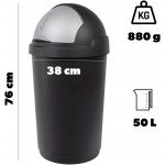Curver shportë për mbeturina 50L - Figura 3