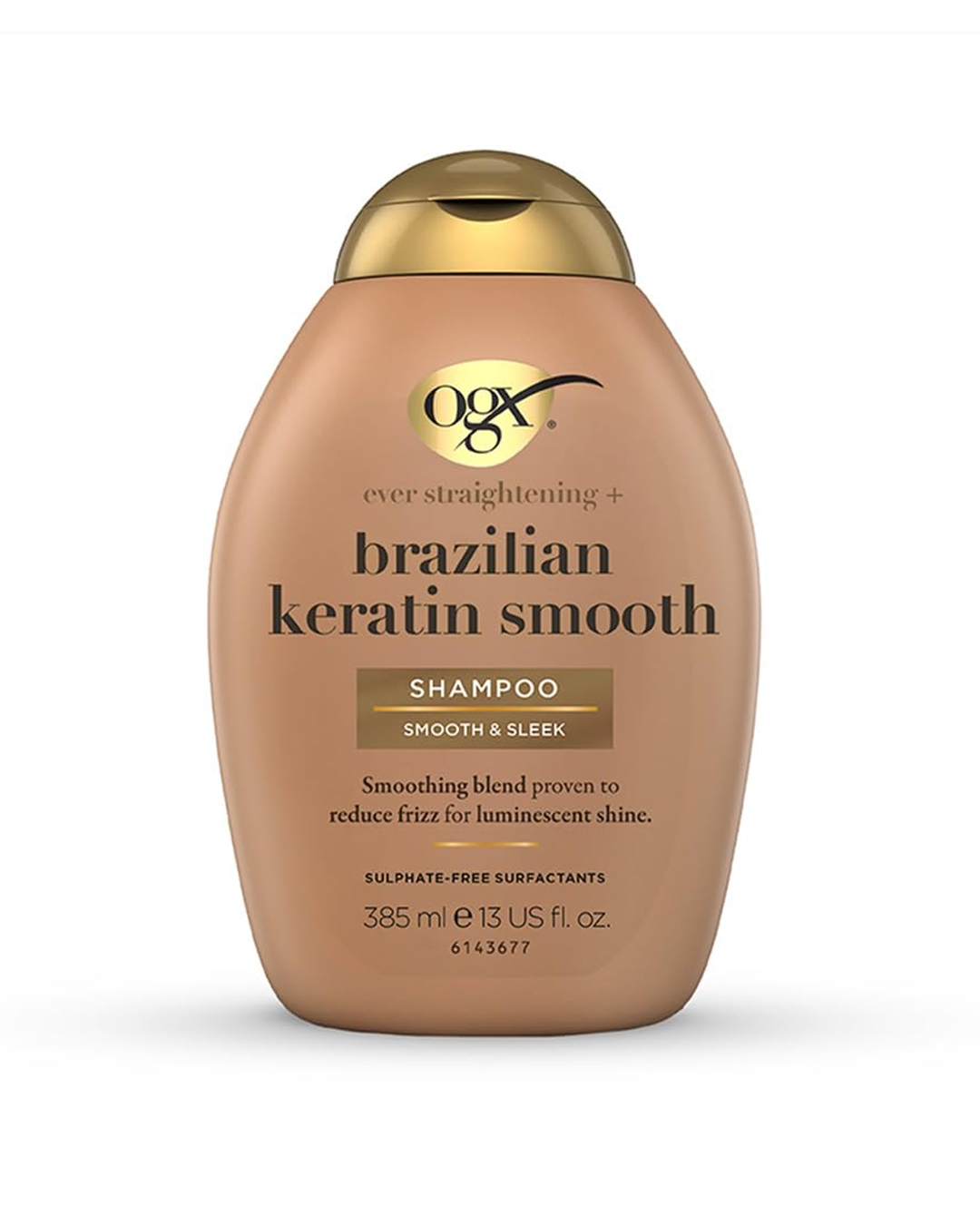 0022796976024 OGX Brazilian Keratin Smooth Shampoo 385ml – Për Flokë të Drejtë, të Butë dhe me Shkëlqim - Figura 2