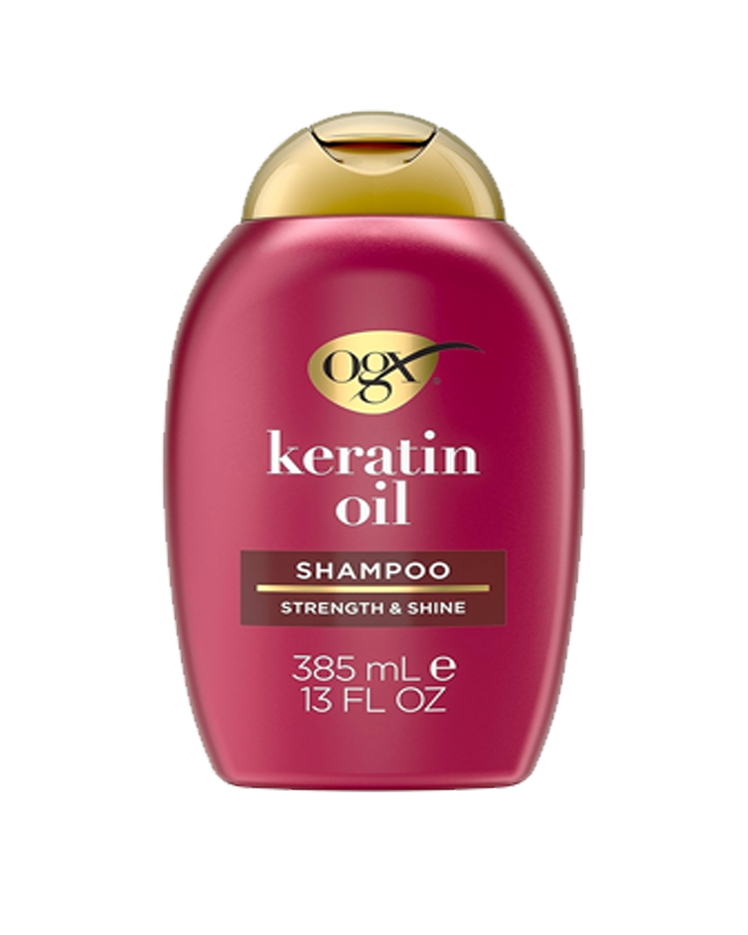 0022796977519 OGX Keratin Oil Shampoo 385ml – Forcon dhe Jep Shkëlqim Flokëve - Figura 1