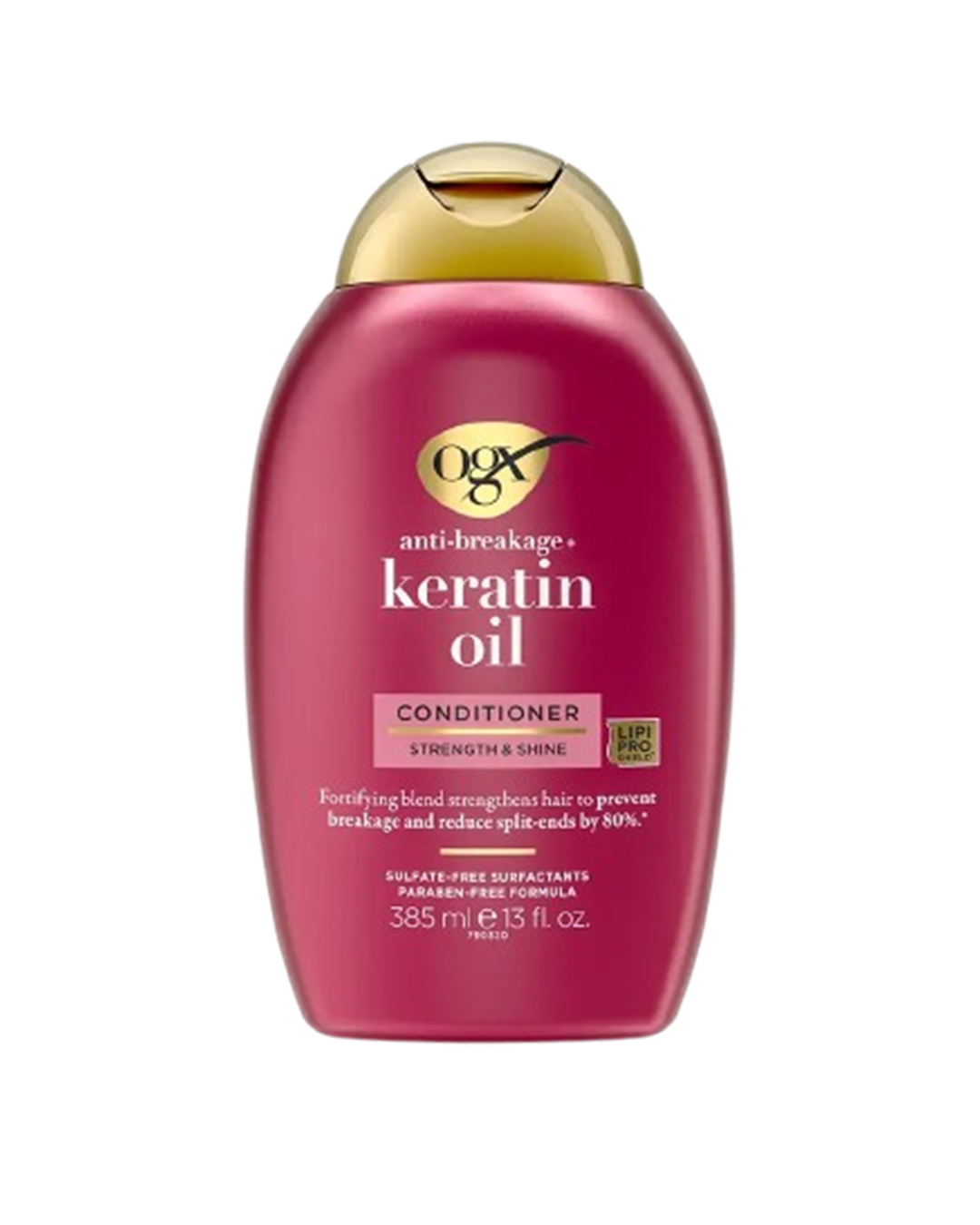 0022796977526 OGX Keratin Oil Conditioner 385ml – Balsam Forcues & Kundër Thyerjes së Flokëve - Figura 1
