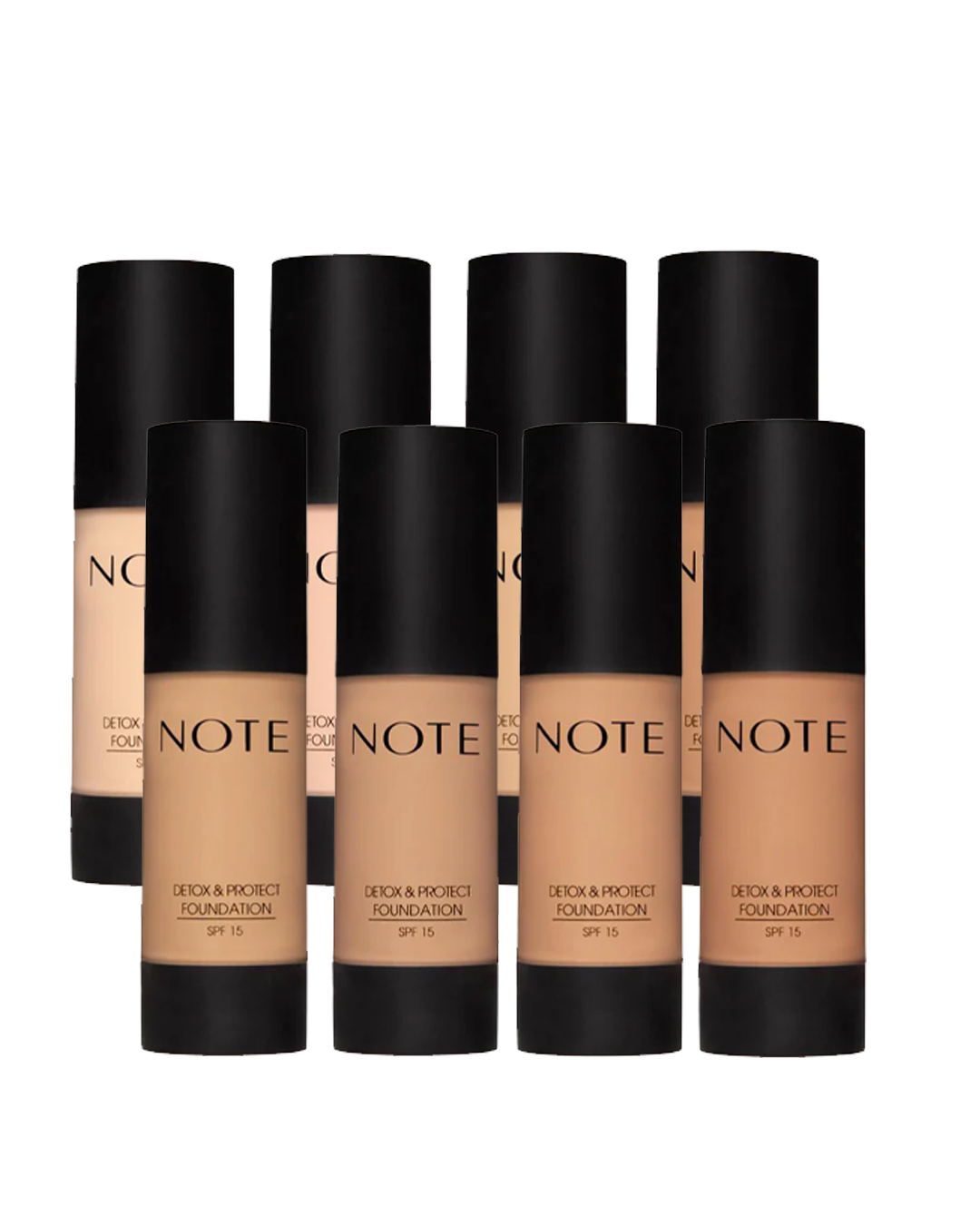 005 Note Detox and Protect Foundation 06 – Dark Honey - Figura 1