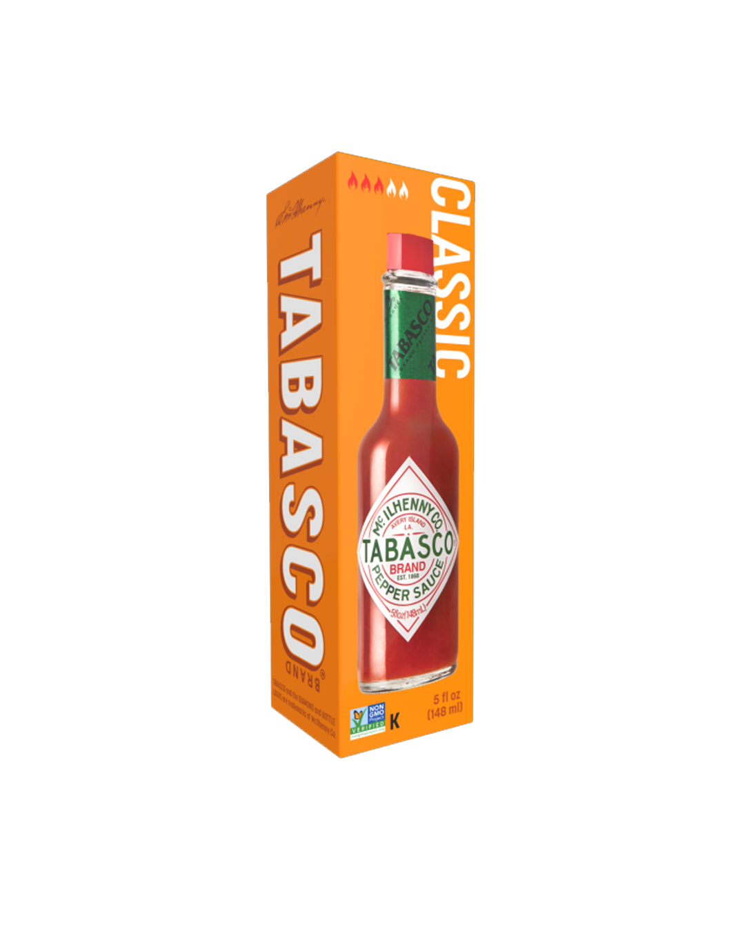 011210002173 Tabasco Classic Pepper Sauce – Salcë Djegëse Origjinale 148ml - Figura 1