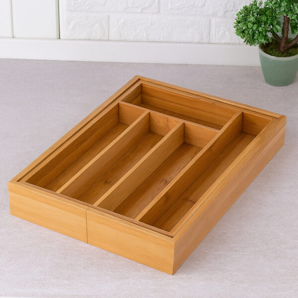 Organizues elegant Balsa Bamboo për sirtarë kuzhine