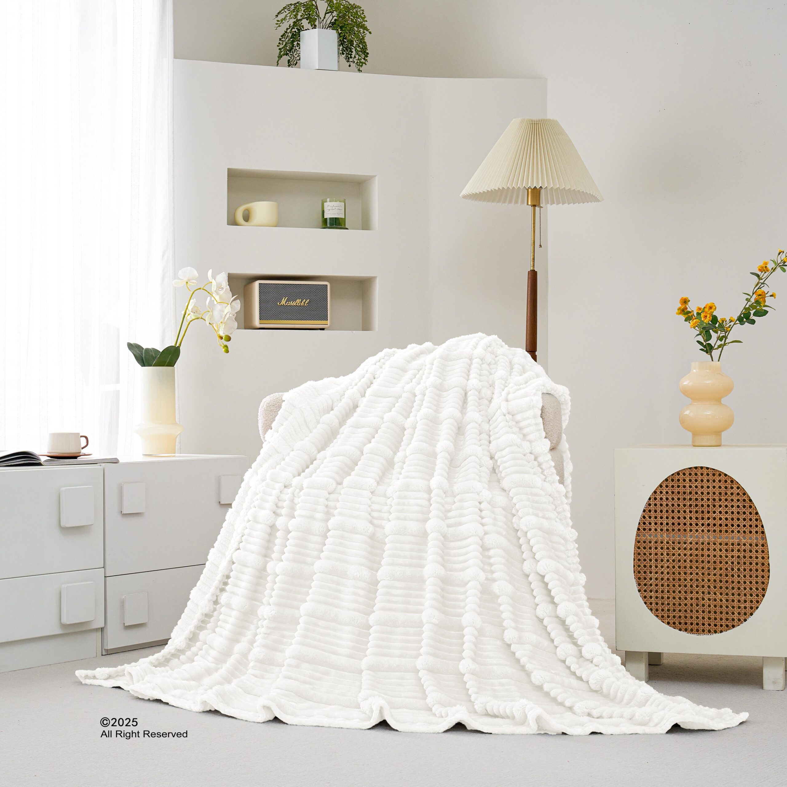 1 (4) Batanije 3D-Carved Flannel 150x200cm - Figura 1