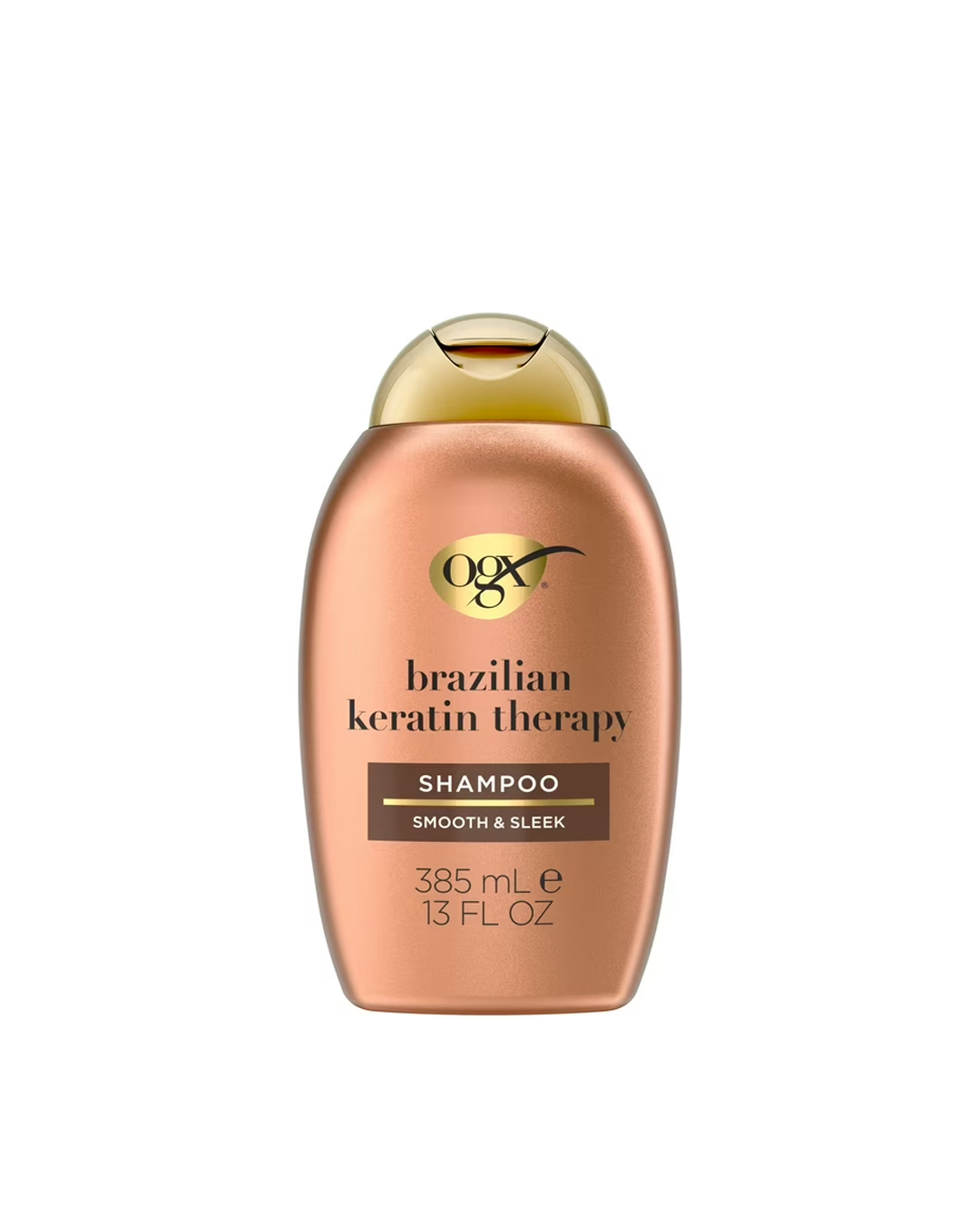 1 OGX Brazilian Keratin Smooth Shampoo 385ml – Për Flokë të Drejtë, të Butë dhe me Shkëlqim - Figura 1