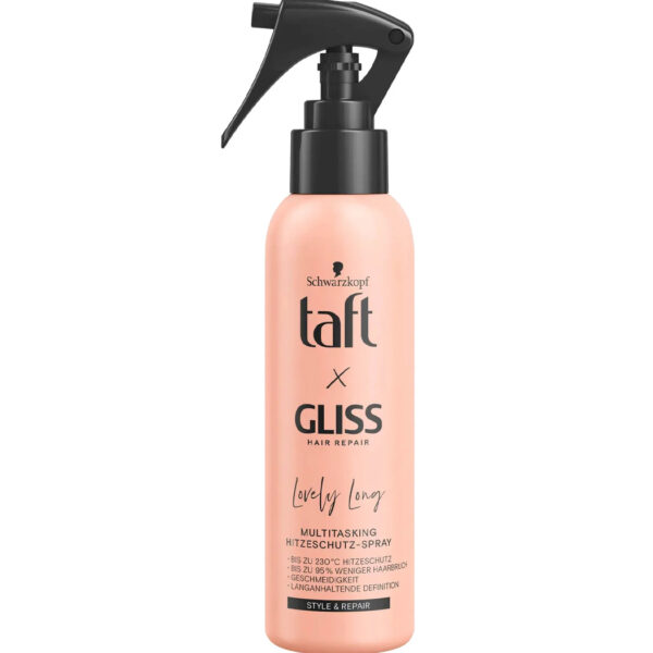 Schwarzkopf taft x Gliss Lovely Long Multitasking heat protect spray, 150 mL