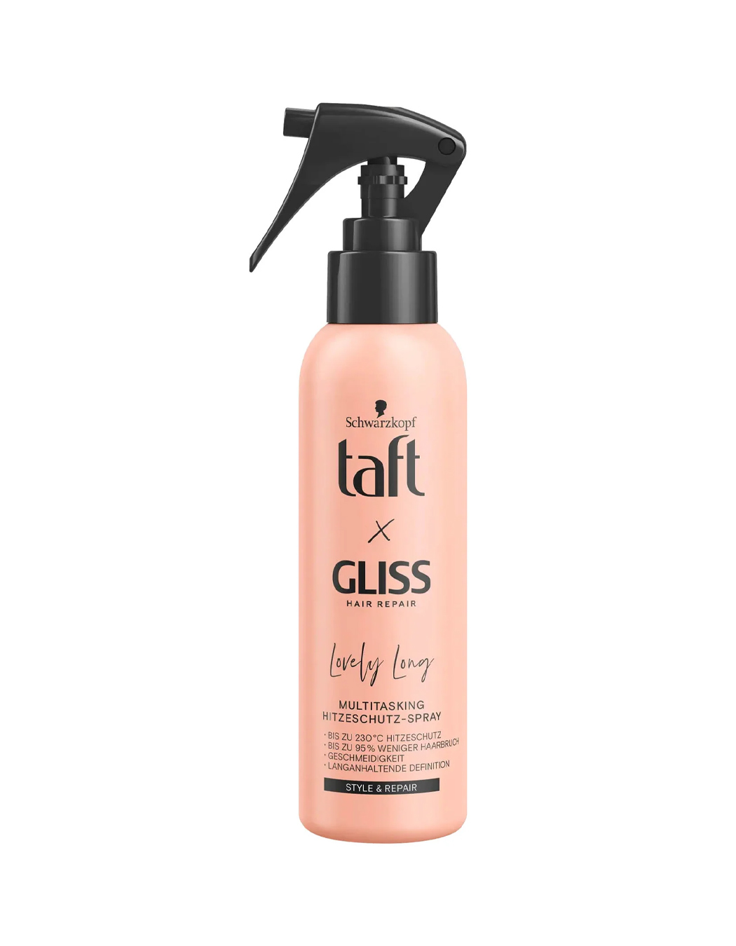 1 Schwarzkopf taft x Gliss Lovely Long Multitasking heat protect spray, 150 mL - Figura 1
