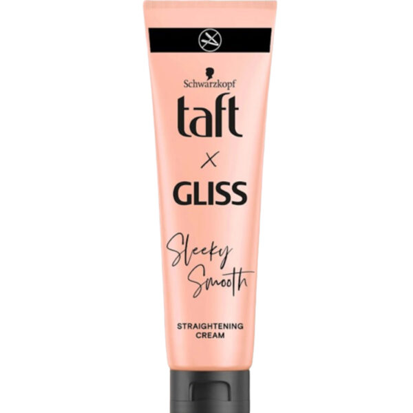 Schwarzkopf Taft x Gliss Sleeky Smooth krema za ravnanje kose, 150 ml