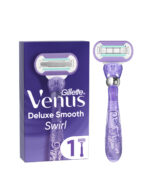 Gillette Venus Deluxe Smooth Swirl Handle & Razor Blade Refill, 1set - Figura 2