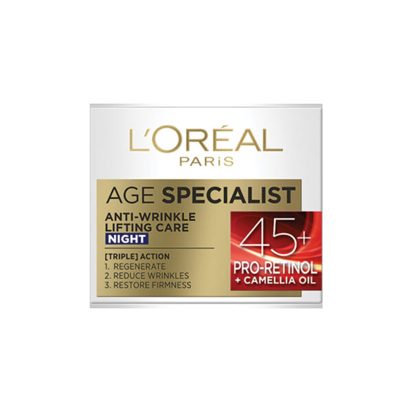 Loreal age specialist 45+ anti-wrinkle lifting care, Night