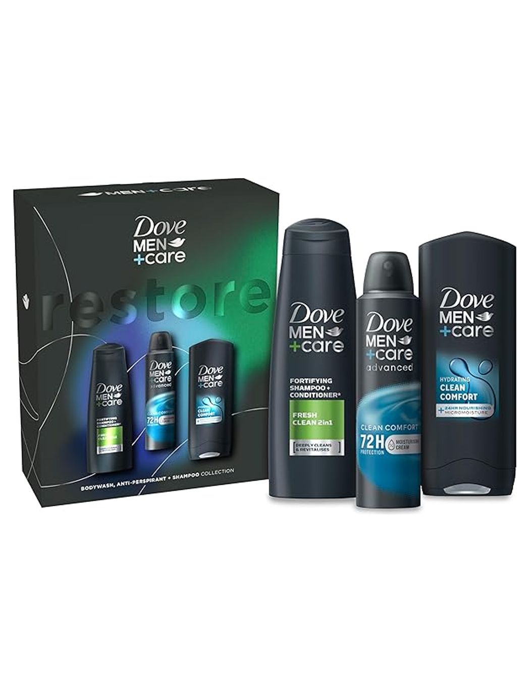 1 Dove Men+Care Restore set dhuratë për meshkuj - Figura 2