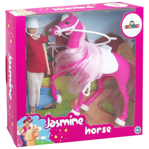 Jasmine Horse – Kukull me kalë rozë