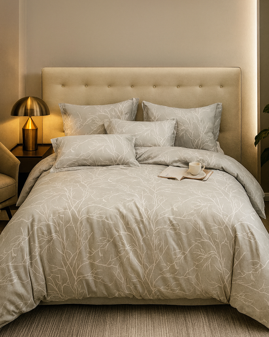 1 Set Qarqaf për Dy Persona 200x230cm / 4 Pjesë - Figura 1