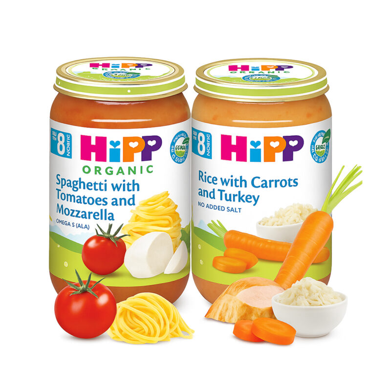 HiPP Organic – Ushqim për bebe (8+ muaj)