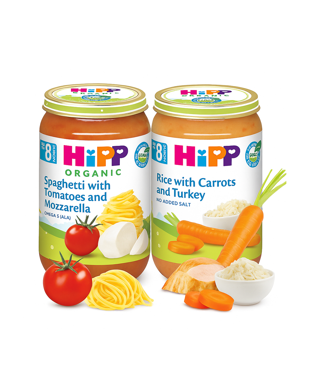 103 HiPP Organic – Ushqim për bebe (8+ muaj) - Figura 1