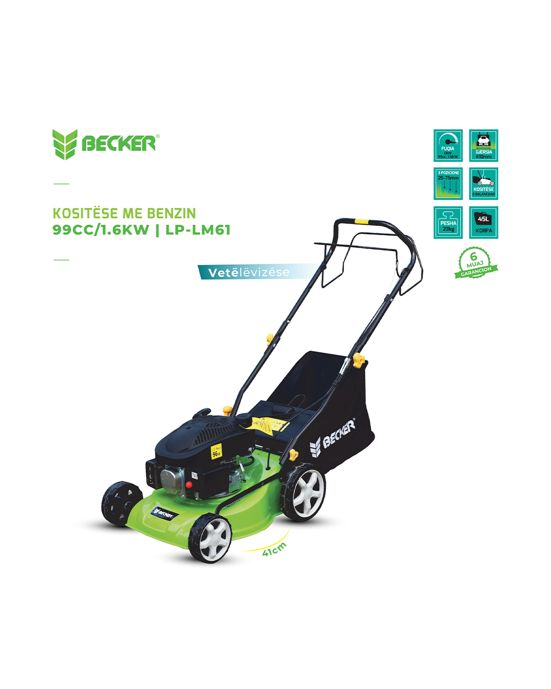 120 Kositëse me Benzinë LP-LM61 - Figura 1