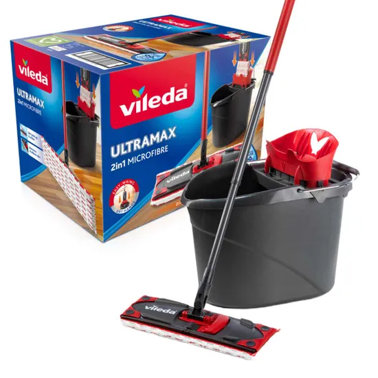 Vileda Ultramax 2in1 – Set Mop me Kove dhe Mikrofibër