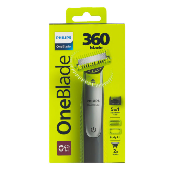 Philips OneBlade 360 – Makineri Rruajtjeje dhe Trimmer Multifunksional
