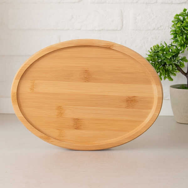 Pjatë ovale druri për servirje Balsa BS2415