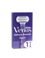 Gillette Venus Deluxe Smooth Swirl Handle & Razor Blade Refill, 1set