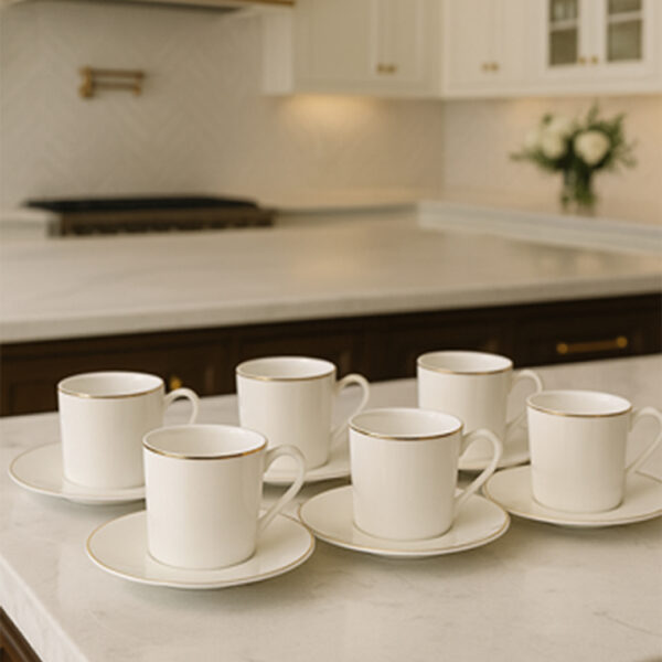 Set Filxhanësh Porcelani 6 Copë