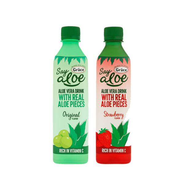 GRACE SAY ALOE – Pije me copëza Aloe Vera
