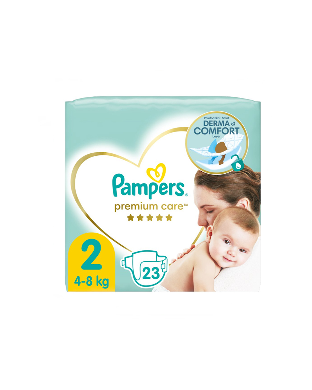 22 Pampers Premium Care Nr.2 (4–8 kg) – 23 copë - Figura 1