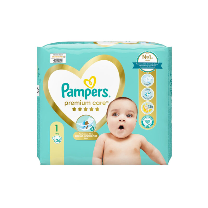 ChatGPT said:  Pampers Premium Care Nr.1 (2–5 kg) – 26 copë
