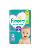 Pampers Active Baby Nr.2 (4–8 kg) – 72 copë