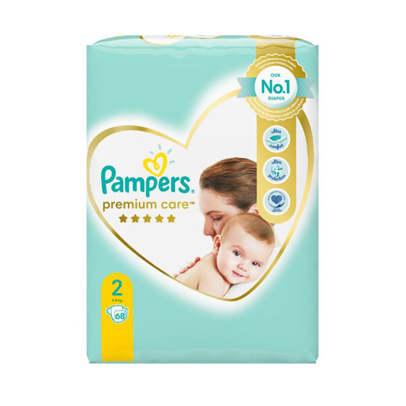 Pampers Premium Care Nr.2 (4–8 kg) – 68 copë