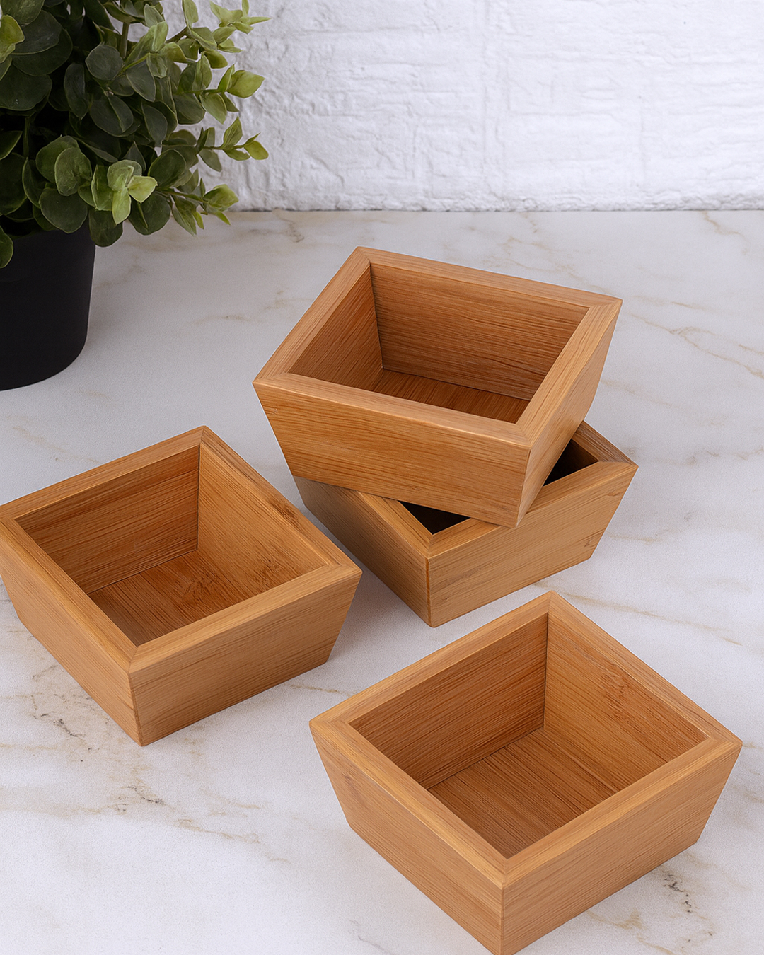 3 Enë dekorative Bamboo - Figura 1