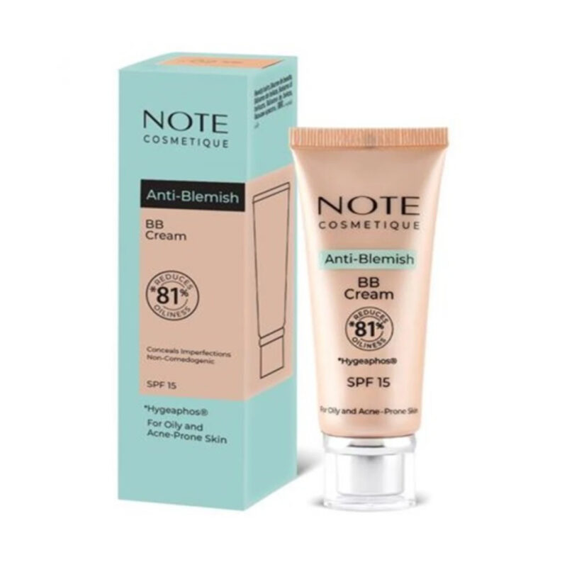 Krem BB kundër akneve Note Anti-Blemish 02 Light Beige
