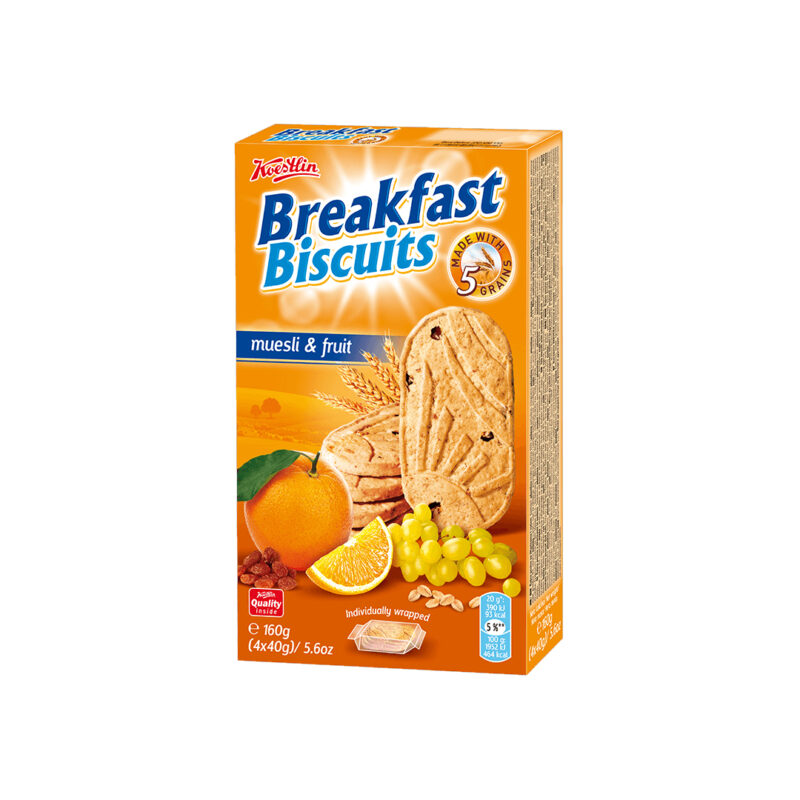 Kwestlin Breakfast Biscuits – Muesli & Fruit