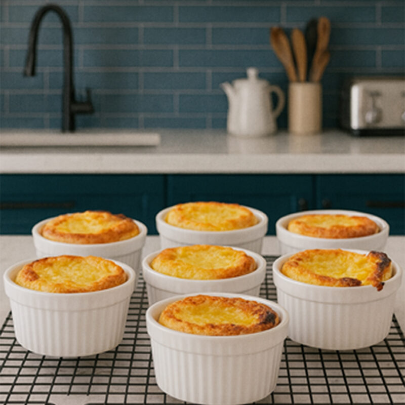 Set 6 copë enë porcelani për pjekje