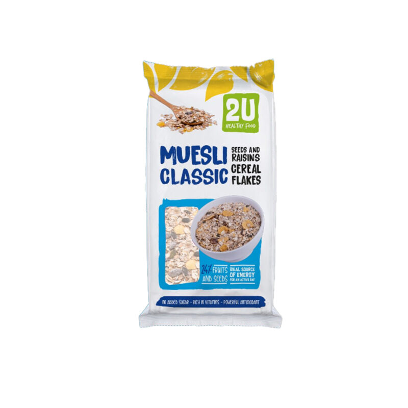 Drithëra 2U Muesli Classic me fara dhe rrush të thatë