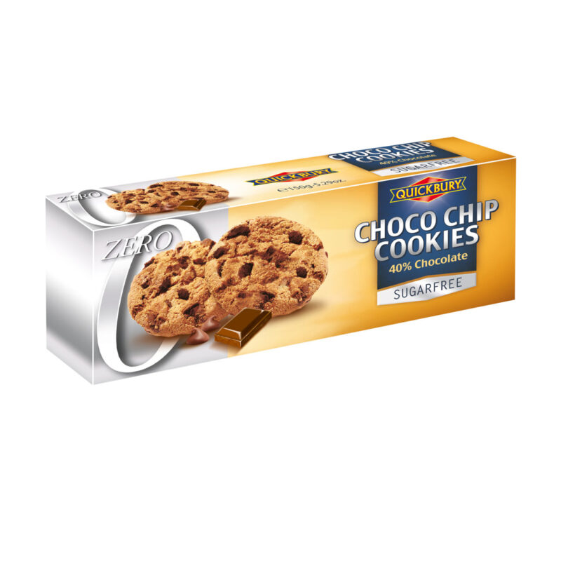 Quickbury Choco Chip Cookies Sugar Free