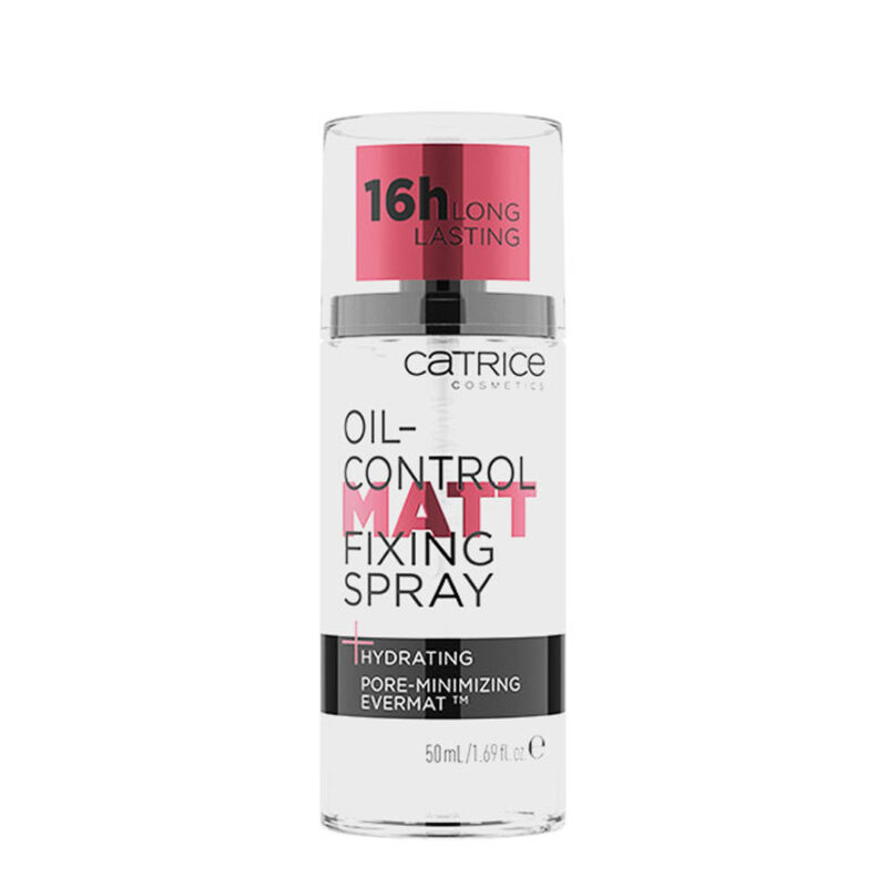 Catrice Oil-Control Matt Fixing Spray – Sprej fiksues mat për kontrollin e yndyrës