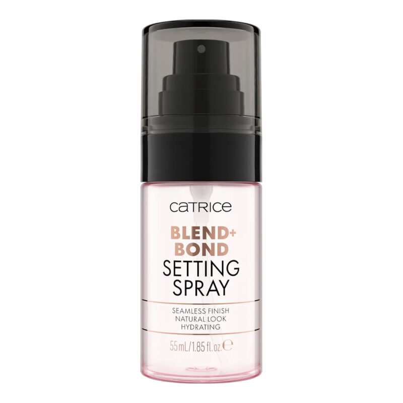 Catrice Blend + Bond Setting Spray – Sprej fiksues për grim me efekt natyral dhe hidratues