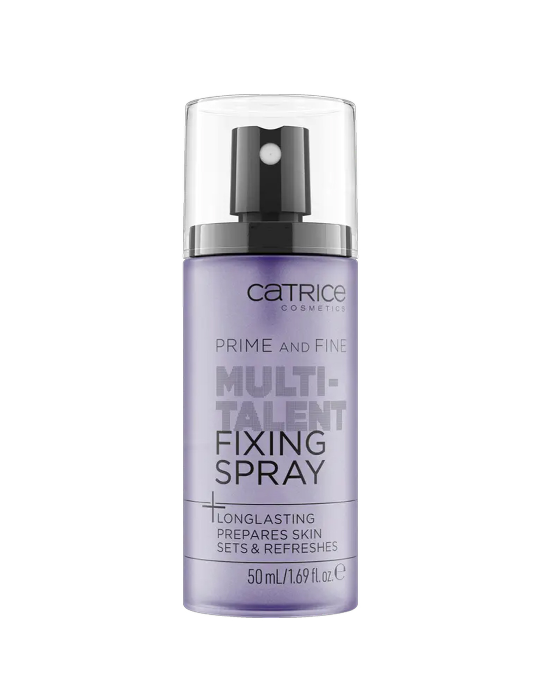 4250947598368 Catrice Prime and Fine Multitalent Fixing Spray – Sprej shumëfunksional për fiksimin e grimit - Figura 1