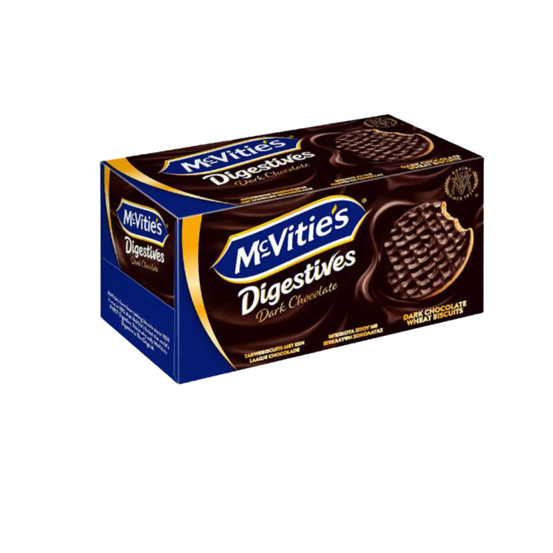 McVitie’s Digestives Dark Chocolate Box – Biskota me Çokollatë të Zi