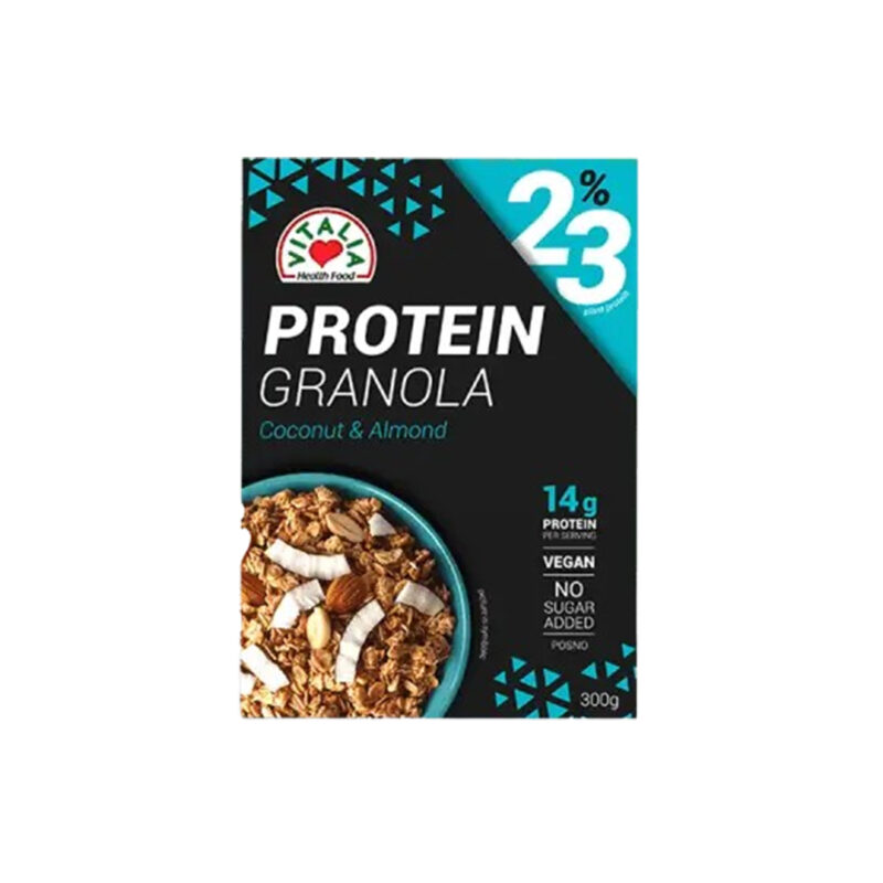 Vitalia Protein Granola – Coconut & Almond (14g Protein)