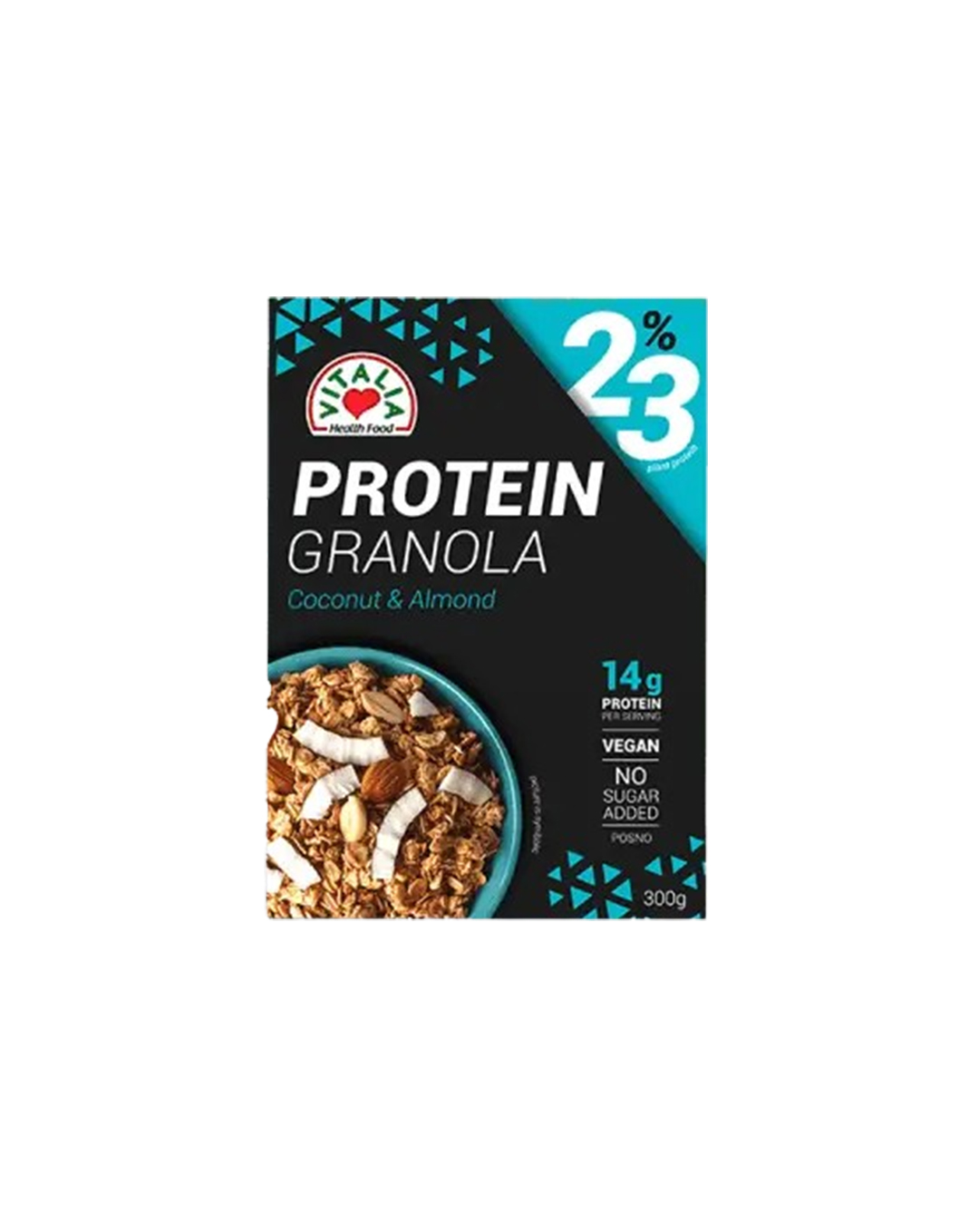 5310099024791 Vitalia Protein Granola – Coconut & Almond (14g Protein) - Figura 1