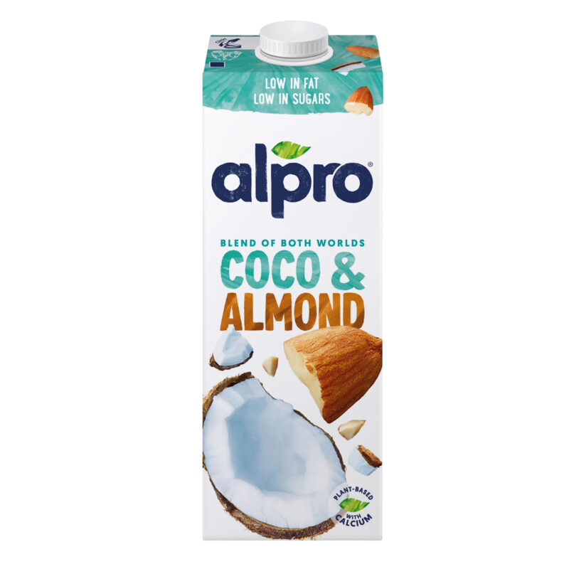 Qumësht Alpro me kokos dhe bajame