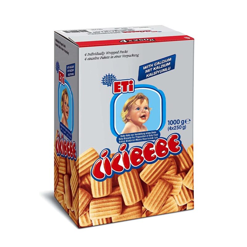 Eti Cicibebe Biskota për Fëmijë 1000 g (4×250 g)
