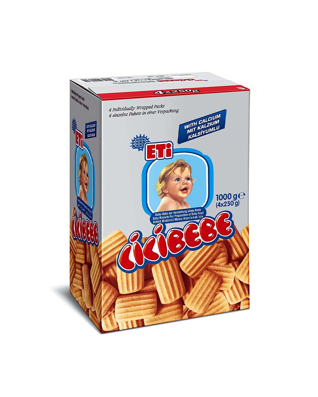 55 Eti Cicibebe Biskota për Fëmijë 1000 g (4×250 g) - Figura 1