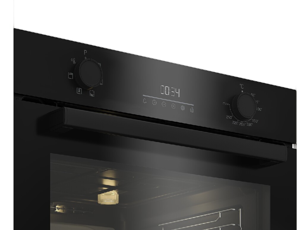 573975-2 Beko BBSE17300B Furrë Elektrike + Pllakë Xhami Keramike - Figura 6