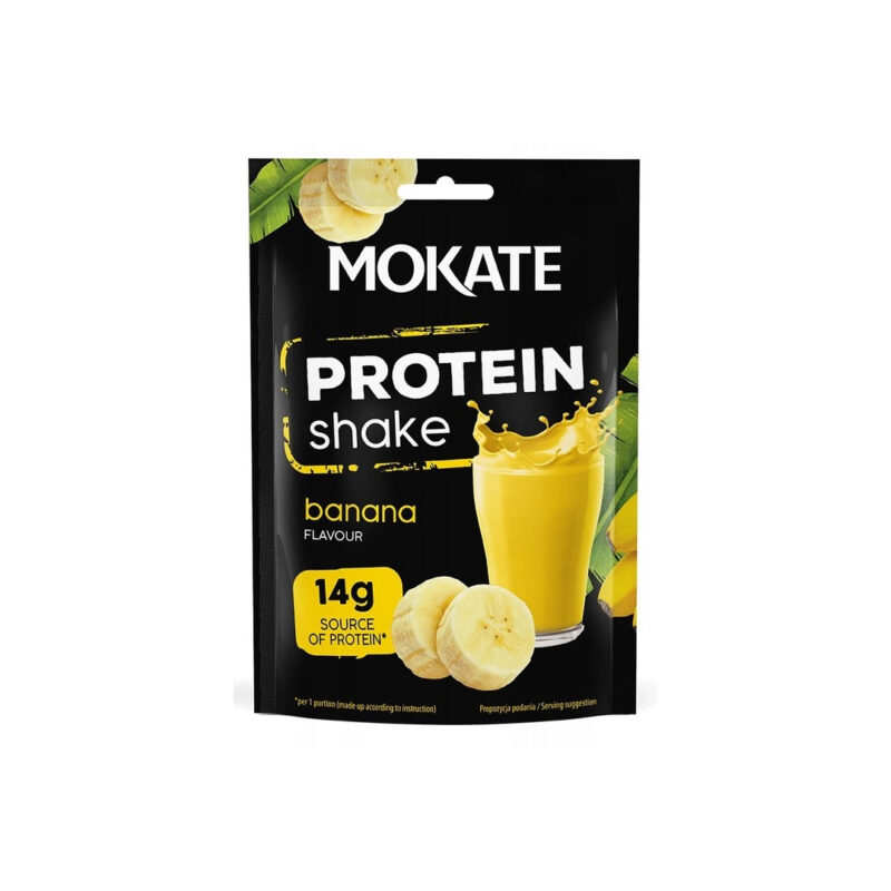 Mokate Protein Shake – Banana Flavour (14g Protein)