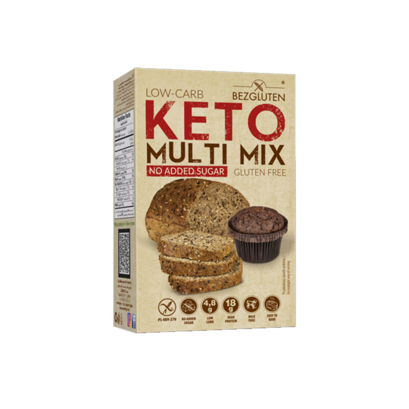 Bezgluten Keto Multi Mix – Low Carb, Gluten Free & No Added Sugar