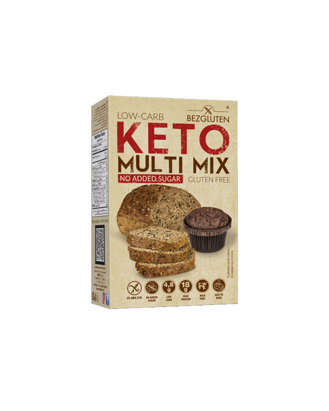 5906720578162 Bezgluten Keto Multi Mix – Low Carb, Gluten Free & No Added Sugar - Figura 1
